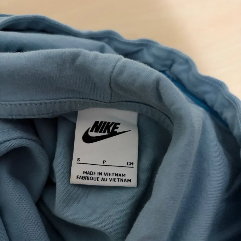 Nike Romper Women's Small Blue One Piece Hoodie 1/4 Zip Sweatshirt Short Sleeve